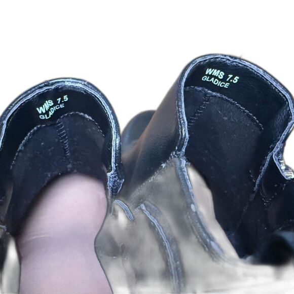 New Dolce Vita DV Gladis Black Wedge Bootie, size 7.5 - Picture 6 of 6